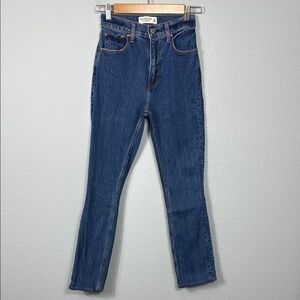 Abercrombie & Fitch 90's Slim Straight‎ Classic Blue Women's Jeans